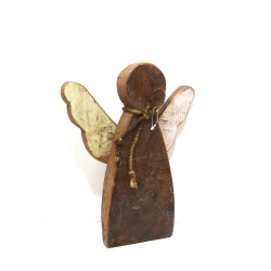 Anioł z drewna egzotycznego 28cm